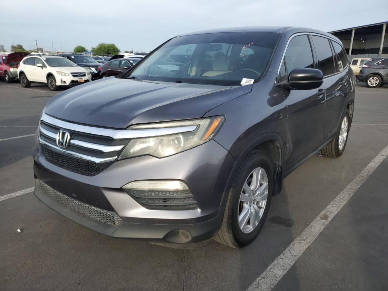 Dk. Gray 2017 Honda Pilot LX LX 4dr SUV 1