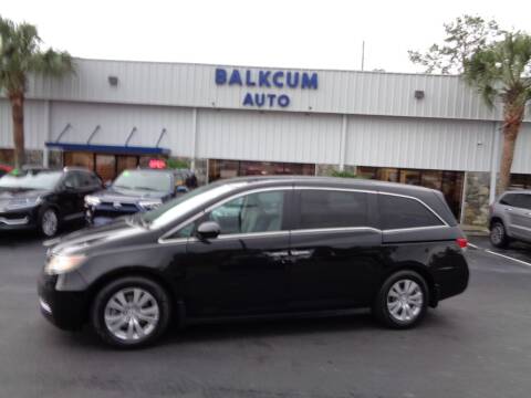 2015 Honda Odyssey for sale at BALKCUM AUTO INC in Wilmington NC