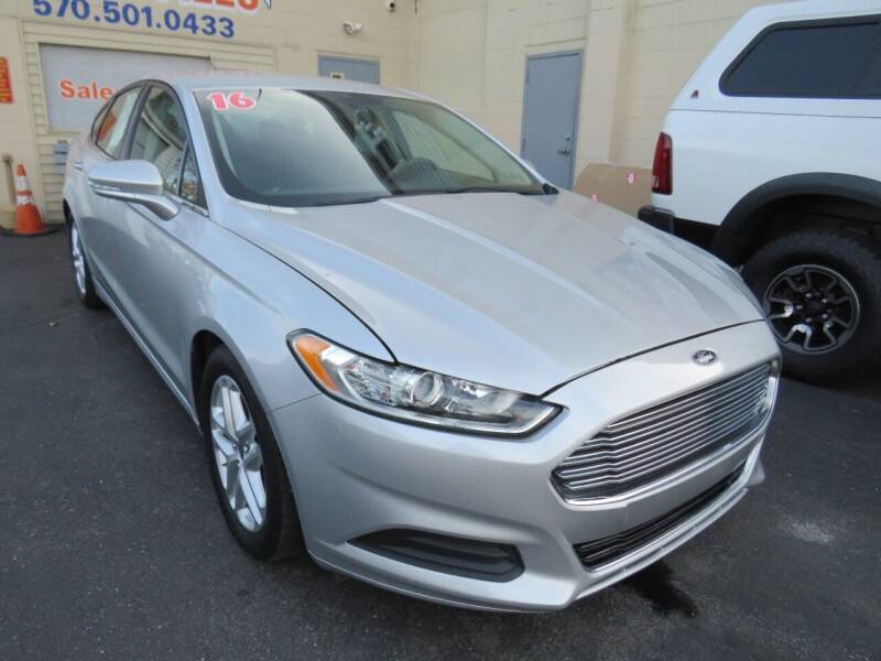 2016 Ford Fusion for sale at Small Town Auto Sales in Hazleton PA