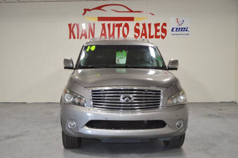 2014 Infiniti QX80 for sale at Kian Auto Sales in Sacramento CA