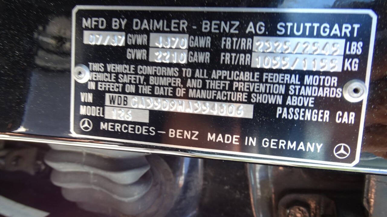 1987 Mercedes-Benz 420-Class 47