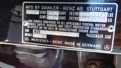 1987 Mercedes-Benz 420-Class 420 SEL