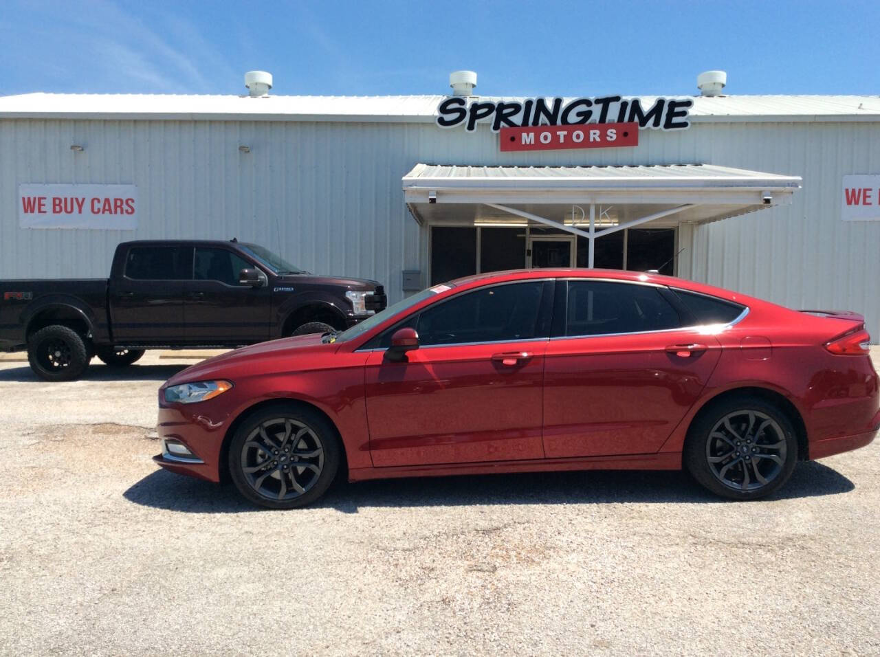 2018 Ford Fusion for sale at SPRINGTIME MOTORS in Huntsville, TX