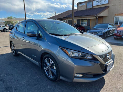 2019 Nissan LEAF for sale at BERKENKOTTER MOTORS in Brighton CO