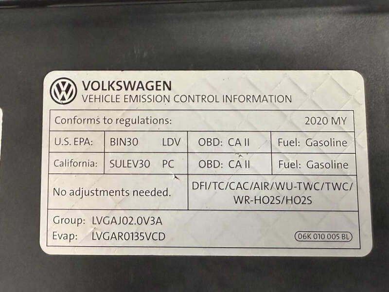 2020 Volkswagen Passat SE