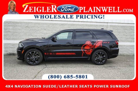 2021 Dodge Durango for sale at Zeigler Ford of Plainwell in Plainwell MI