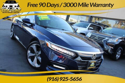 2018 Honda Accord for sale at West Coast Auto Sales Center in Sacramento CA