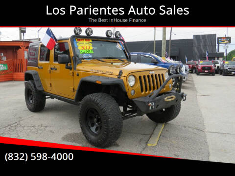 2014 Jeep Wrangler Unlimited for sale at Los Parientes Auto Sales in Houston TX