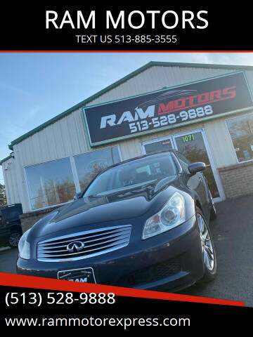 2007 Infiniti G35 for sale at RAM MOTORS in Cincinnati OH