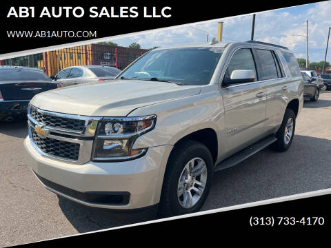 2015 Chevrolet Tahoe for sale at AB1 AUTO SALES LLC in Detroit MI