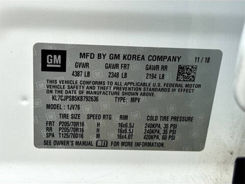 2019 Chevrolet Trax LT