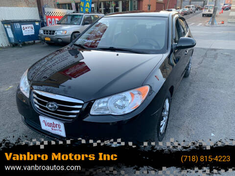 2010 Hyundai Elantra for sale at Vanbro Motors Inc in Staten Island NY