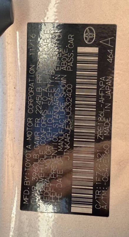 2017 Toyota Corolla iM