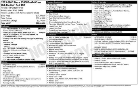 2025 GMC Sierra 2500HD