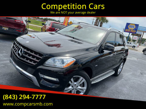 2012 Mercedes-Benz M-Class for sale at Competition Cars in Myrtle Beach SC