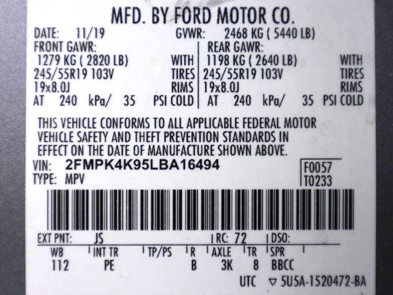 2020 Ford Edge Titanium