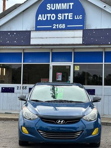 2013 Hyundai Elantra for sale at SUMMIT AUTO SITE LLC in Akron OH