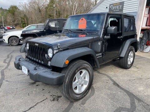 2015 Jeep Wrangler for sale at Route 4 Motors INC in Epsom NH