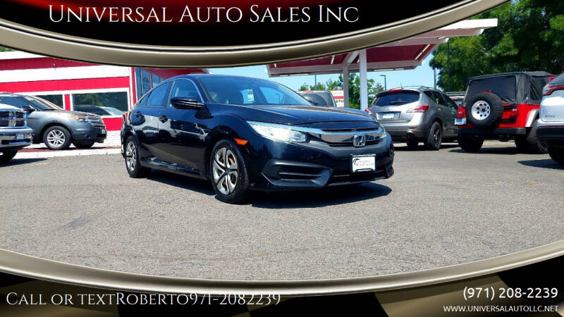 2016 Honda Civic for sale at Universal Auto Sales Inc in Salem OR