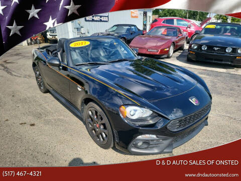 2017 FIAT 124 Spider for sale at D & D Auto Sales Of Onsted in Onsted MI