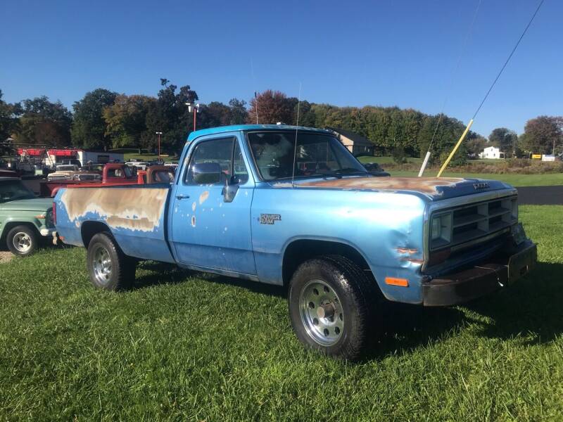 1990 Dodge RAM 150 for sale at FIREBALL MOTORS LLC in Lowellville OH