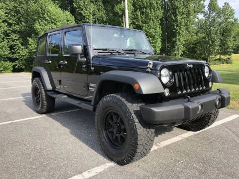 2014 Jeep Wrangler Unlimited for sale at Limitless Garage Inc. in Rockville MD