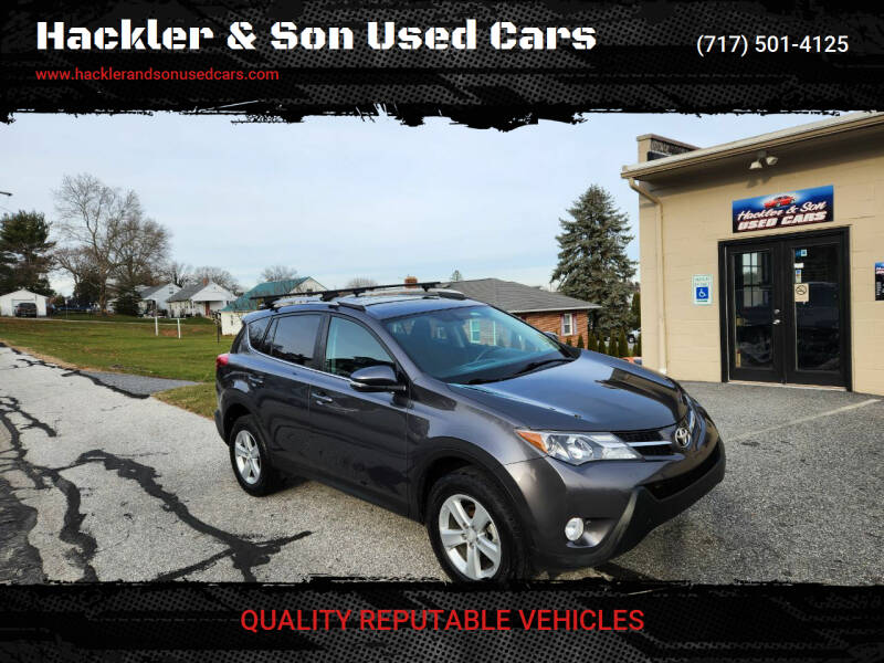 2014 Toyota RAV4 for sale at Hackler & Son Used Cars in Red Lion PA