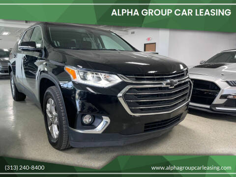 2019 Chevrolet Traverse for sale at Alpha Group Car Leasing in Redford MI