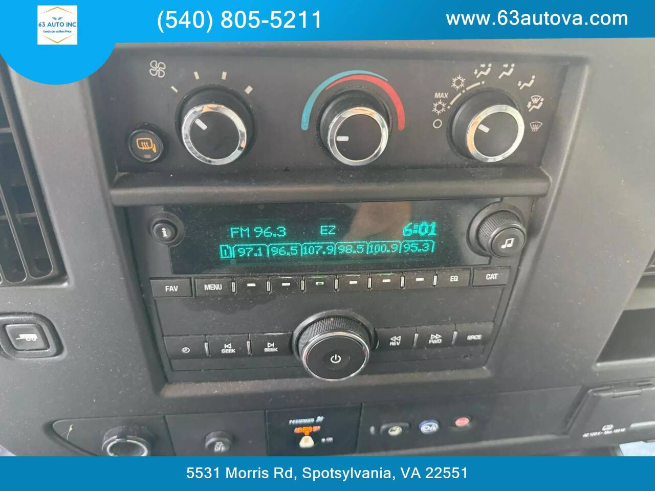 2019 Chevrolet Express for sale at 63 Auto Inc in Spotsylvania, VA