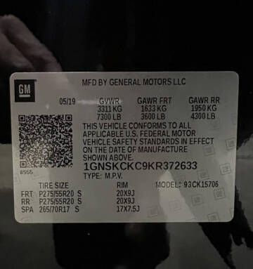 2019 Chevrolet Tahoe Premier