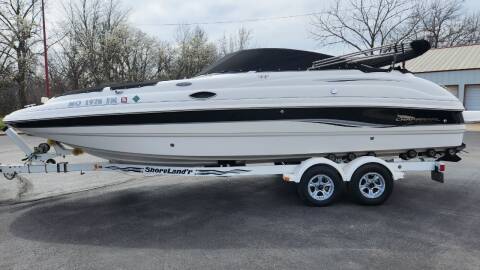 2002 Chaparral 233 SUNESTA  DECK BOAT for sale at Holland's Auto Sales in Harrisonville MO