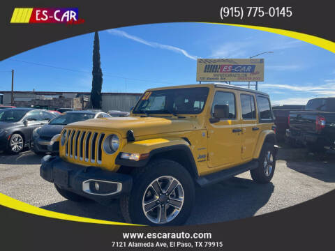 2021 Jeep Wrangler Unlimited for sale at Escar Auto in El Paso TX