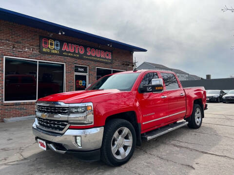 2016 Chevrolet Silverado 1500 for sale at Auto Source in Ralston NE