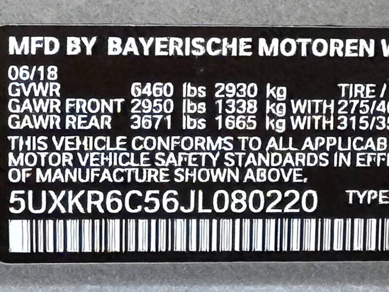 2018 BMW X5 xDrive50i