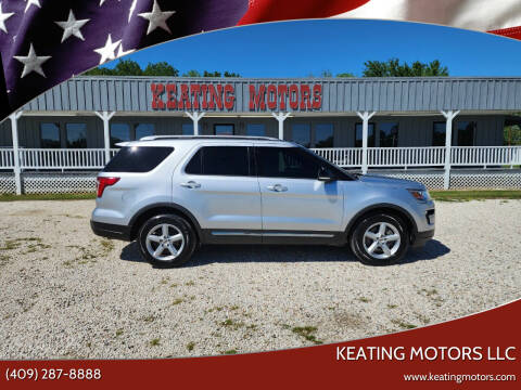 2018 Ford Explorer for sale at KEATING MOTORS LLC in Sour Lake TX