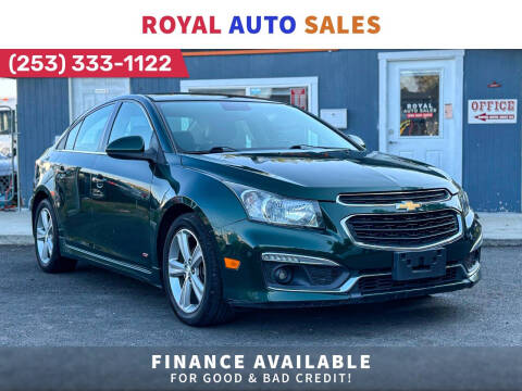 2015 Chevrolet Cruze for sale at Royal Auto Sales, LLC in Algona WA