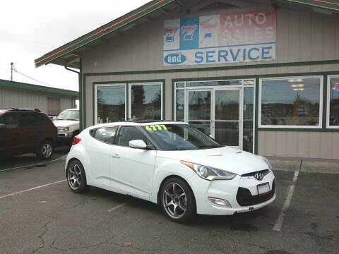 2013 Hyundai Veloster for sale at 777 Auto Sales and Service in Tacoma WA