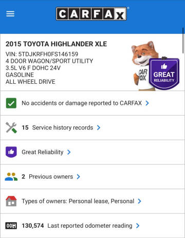 2015 Toyota Highlander XLE