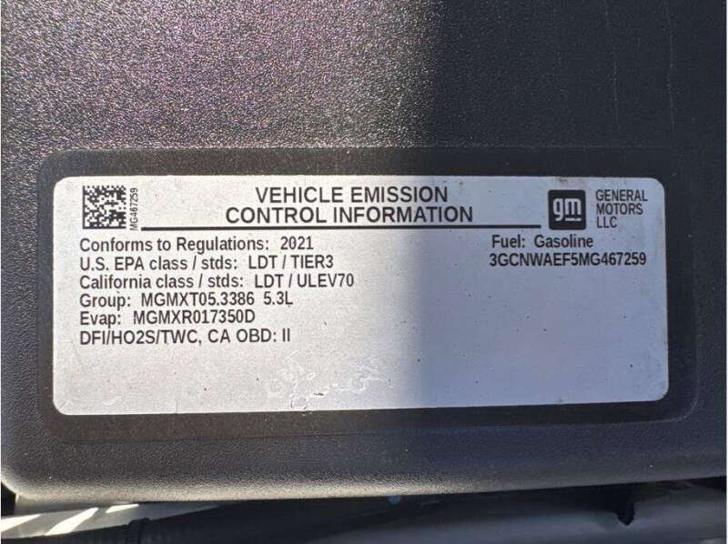 2021 Chevrolet Silverado 1500 Work Truck