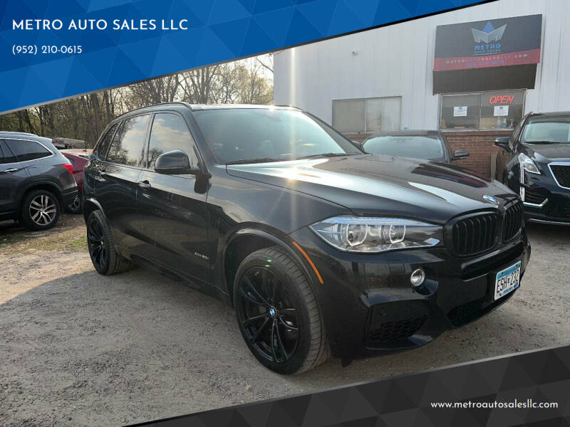 2017 BMW X5 for sale at METRO AUTO SALES LLC in Lino Lakes MN