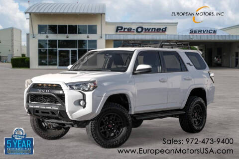 2019 Toyota 4Runner for sale at European Motors Inc in Plano TX