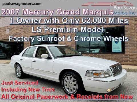 2007 Mercury Grand Marquis for sale at Paul Sevag Motors Inc in West Chester PA