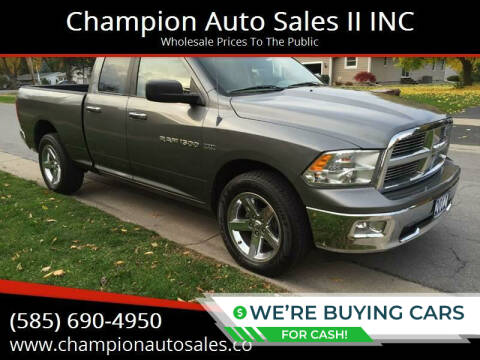 2012 RAM Ram Pickup 1500 for sale at Champion Auto Sales II INC in Rochester NY