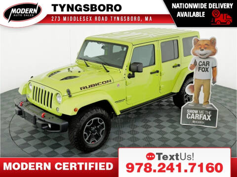 2016 Jeep Wrangler Unlimited for sale at Modern Auto Sales in Tyngsboro MA