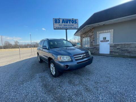 2006 Toyota Highlander Hybrid for sale at 83 Autos in York PA