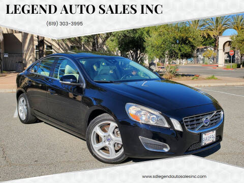 2012 Volvo S60 for sale at Legend Auto Sales Inc in Lemon Grove CA