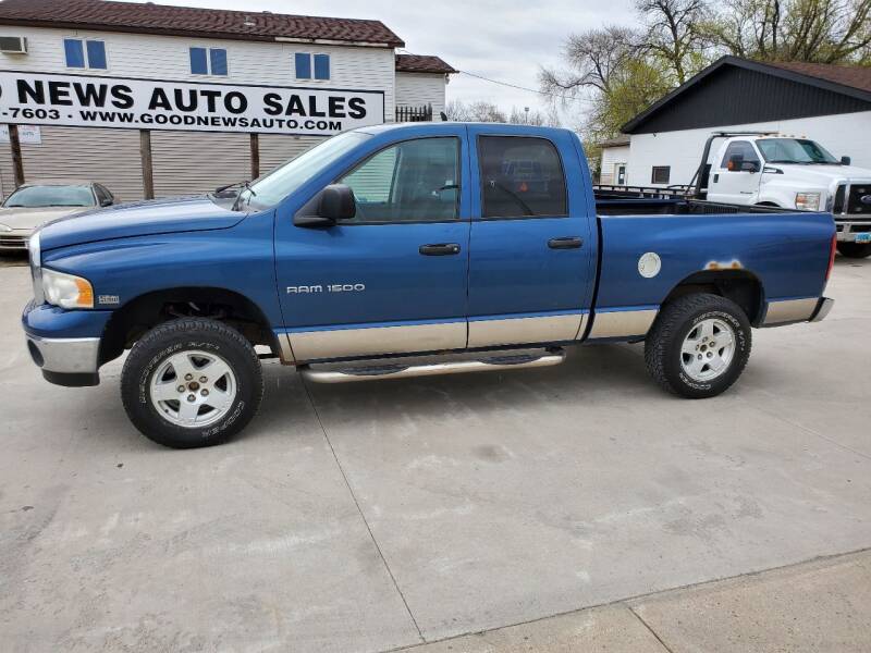 2004 Dodge Ram Pickup 1500 for sale at GOOD NEWS AUTO SALES in Fargo ND