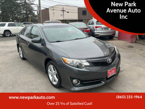 2013 Toyota Camry for sale at New Park Avenue Auto Inc in Hartford CT