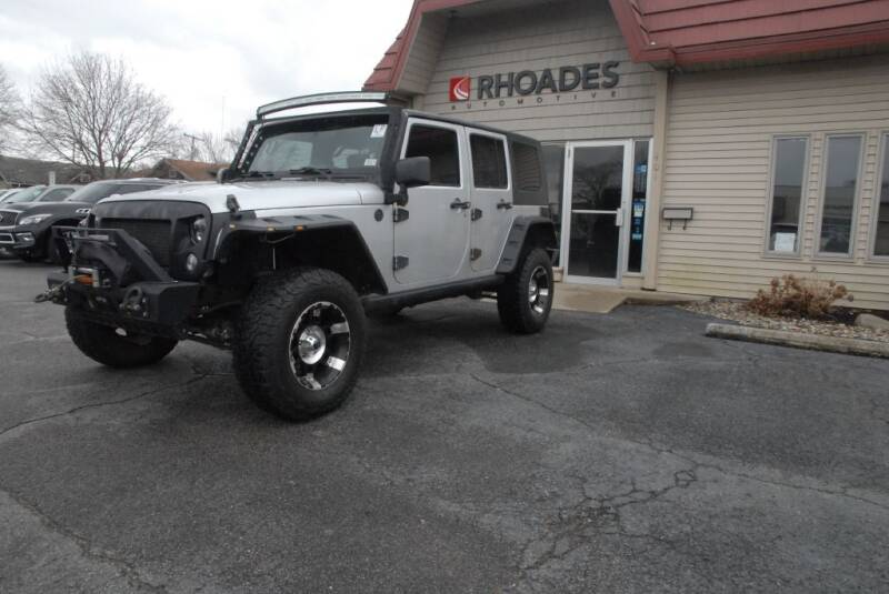 2008 Jeep Wrangler Unlimited for sale at Rhoades Automotive Inc. in Columbia City IN