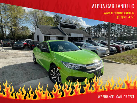2016 Honda Civic for sale at Alpha Car Land LLC in Snellville GA